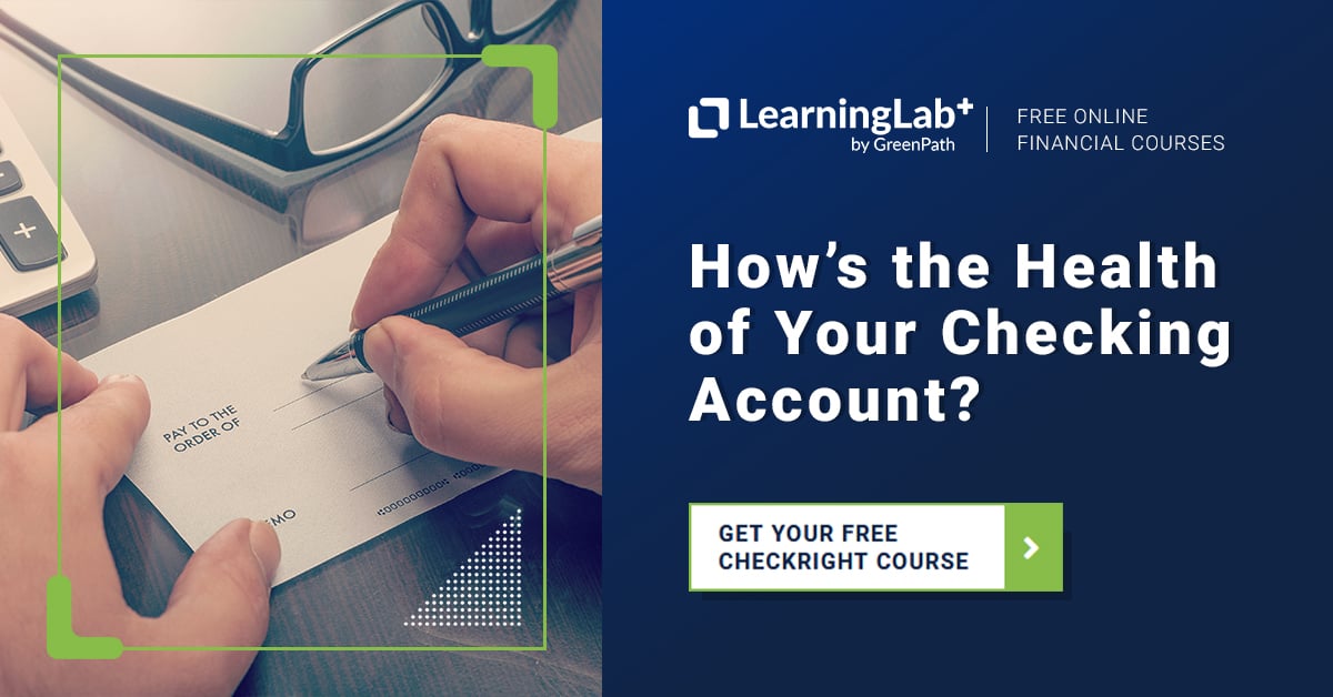 How's the health of your checking account? Get your free checkright course.