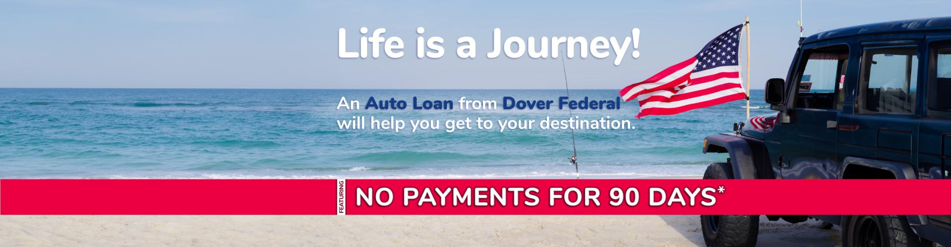Life is a Journey! No pay for up to 90 days!^
